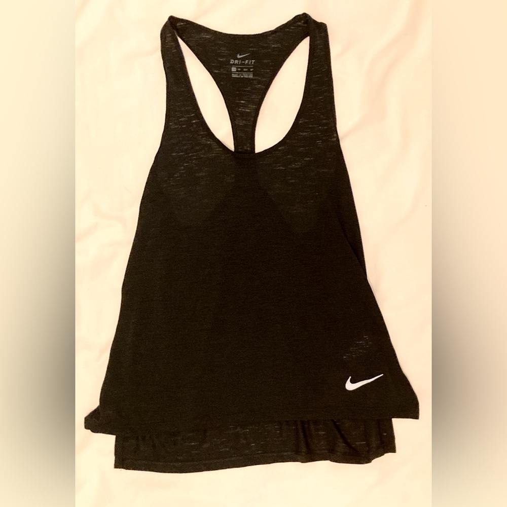 Nike Dri-Fit active racerback tank top black Size XS